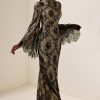 Lace Long Sleeve Midi Dress