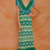 V-Neck Ruffle Sleeveless Maxi Dress