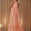 Chiffon Halter Neck Ruffle Maxi Dress